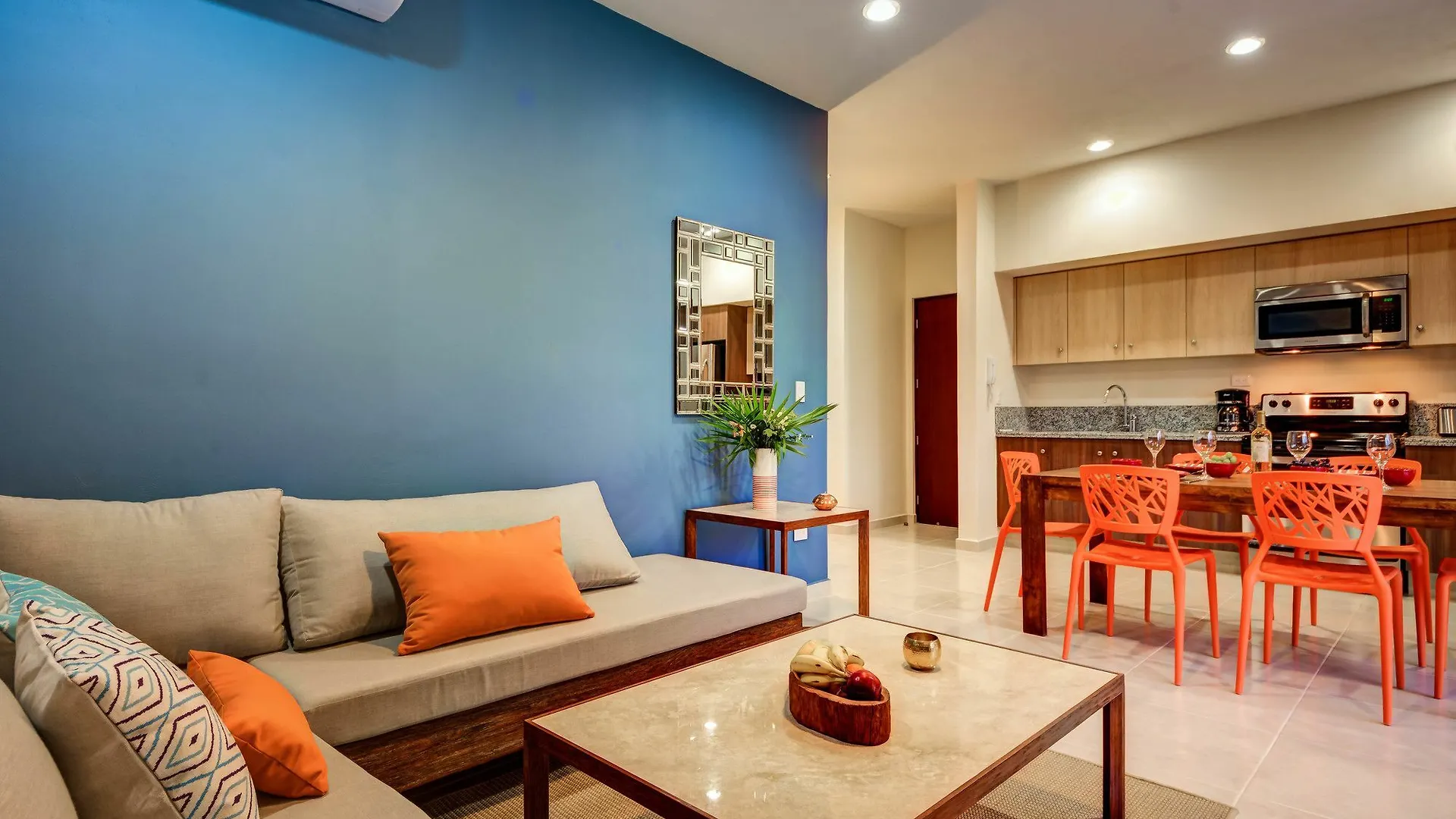 טולום Blue Beach 2 Brm Apt Sleeps 5 דירה